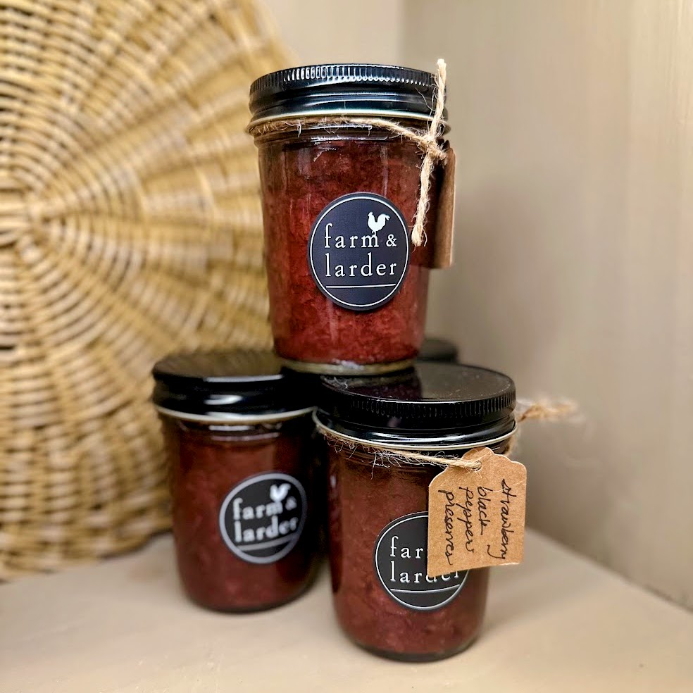 Strawberry Black Pepper Preserves