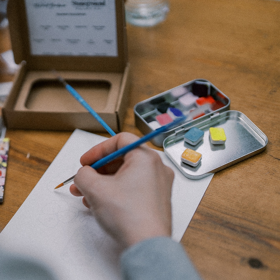 An Afternoon of Pansies: Watercolor in the Spring Garden