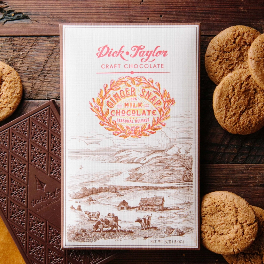 Dick Taylor Gingersnap Milk Chocolate