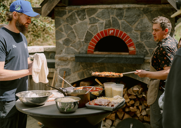 Seasonal Wood-Fired Pizza: Late Summer